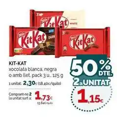 Condis Nestlé - kit-kat oferta