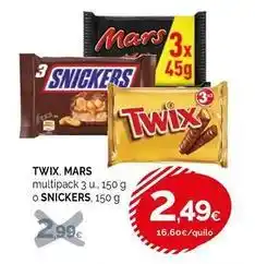Condis Mars - twix oferta