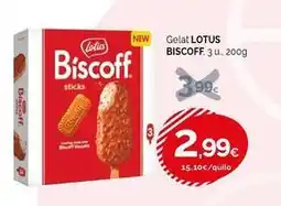Condis Lotus - biscoff gelat oferta