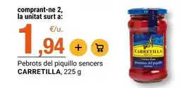 BonpreuEsclat Carretilla - pebrots del piquillo sencers oferta