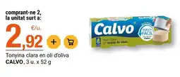 BonpreuEsclat Calvo - tonyina clara en oli d'oliva oferta