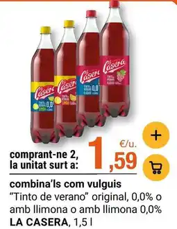 BonpreuEsclat La casera - tinto de verano original oferta