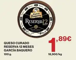 Supercor García baquero - queso curado reserva 12 meses oferta