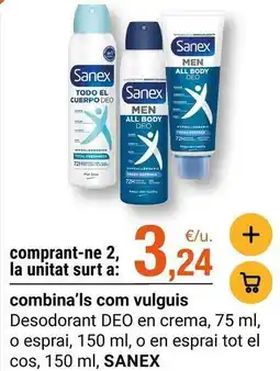 BonpreuEsclat Sanex - desodorante oferta