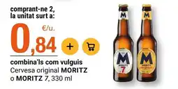 BonpreuEsclat Moritz - cervesa original oferta