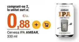 BonpreuEsclat Ambar - cervesa ipa oferta