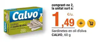 BonpreuEsclat Calvo - sardinetes en oli d'oliva oferta