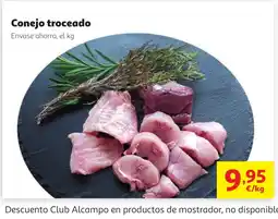 Alcampo Conejo troceado oferta