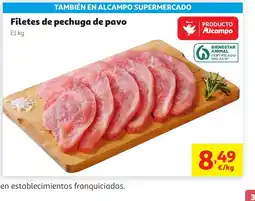 Alcampo Filetes de pechuga de pavo oferta