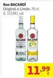 Alcampo Ron bacardi 70 cl oferta