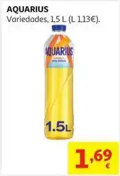 Alcampo Beb.dep. naranja zero aquarius pet 1,5 l oferta