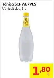 Alcampo Tonica schweppes 1 l oferta