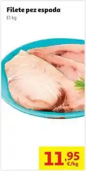 Alcampo Filete pez espada oferta