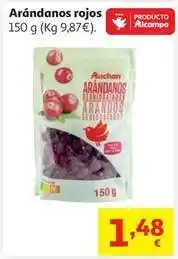 Alcampo Auchan - arándanos rojos oferta