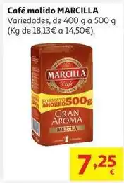 Alcampo Cafe molido descafeinado mezcla marcilla 400g oferta