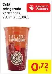 Alcampo Cafe capuccino auchan 250ml oferta
