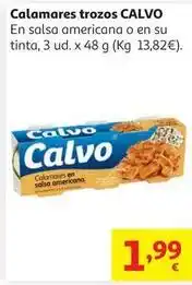 Alcampo Calamares trozos salsa americana calvo 48x3 g oferta