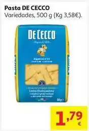 Alcampo Pasta rigatoni de cecco 500 g oferta