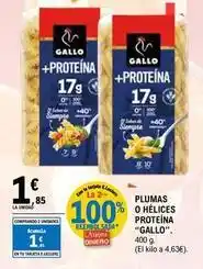 E.Leclerc Gallo - plumas o helices proteina oferta
