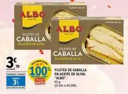E.Leclerc Albo - filetes de caballa en aceite de oliva oferta