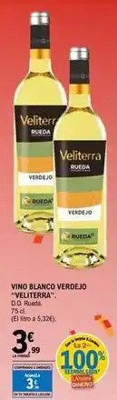 E.Leclerc Veliterra - vino blanco verdejo oferta