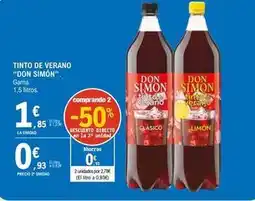E.Leclerc Don simón - tinto de verano oferta