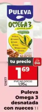 Dia Puleva omega 3 desnatada con nueces oferta
