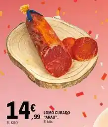 E.Leclerc Arau - lomo curado oferta