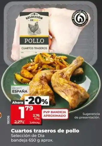 Dia Seleccion de dia - cuartos traseros de pollo oferta