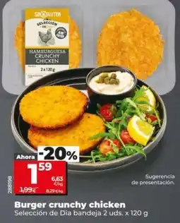 Dia Seleccion de dia - burger crunchy chicken oferta
