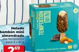 Dia Dia temptation - helado bombón mini almendrado oferta
