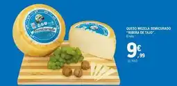E.Leclerc Ribera del tajo - queso mezcla semicurado oferta