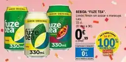 E.Leclerc Fuze tea - bebida oferta