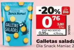 Dia Dia snack maniac - galletas saladas oferta