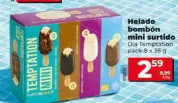 Dia Dia temptation - helado bombón mini surtido oferta
