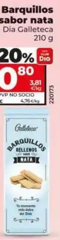 Dia Dia galleteca - barquillos sabor nata oferta