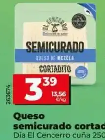 Dia Dia el cencerro - queso semicurado cortado oferta