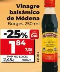 Dia Borges - vinagre balsámico de módena oferta