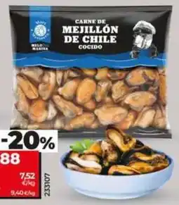 Dia Dia mari marinera - carne de mejillon cocido oferta