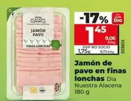 Dia Dia nuestra alacena - jamón de pavo en finas lonchas oferta
