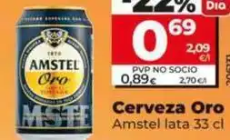 Dia Amstel - cerveza oro oferta