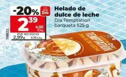 Dia Dia temptation - helado de dulce de leche oferta