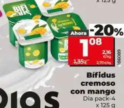 Dia Dia - bifidus cremoso con mango oferta