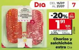 Dia Dia nuestra alacena - chorizo y salchichón extra oferta