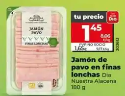 Dia Dia nuestra alacena - jamón de pavo en finas lonchas oferta