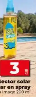 Dia Dia imaqe - protector solar capilar en spray oferta