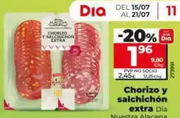 Dia Dia nuestra alacena - chorizo y salchichón extra oferta
