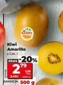 Dia Zespri - kiwi amarillo oferta