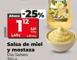 Dia Dia salseo - salsa de miel y mostaza oferta