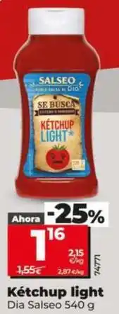 Dia Dia salseo - ketchup light oferta